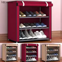 Shoe Rack Multifunction Oxford Fabric Shoes Shelves Household Economy Shoe Case Dustproof Shoe Storage Organizers Shoe Cabinets