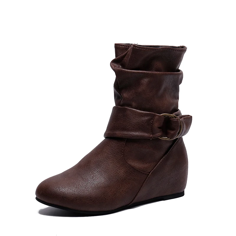 Новые женские осенне-зимние ботинки ботильоны на плоской подошве модельные