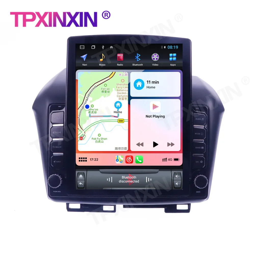 저렴한 혼다 제이드 2010-2017 안드로이드 무선 카플레이 테슬라 스타일 범용 스테레오 수신기 6 + 128G, 자동차 라디오 MP3 플레이어 라디오