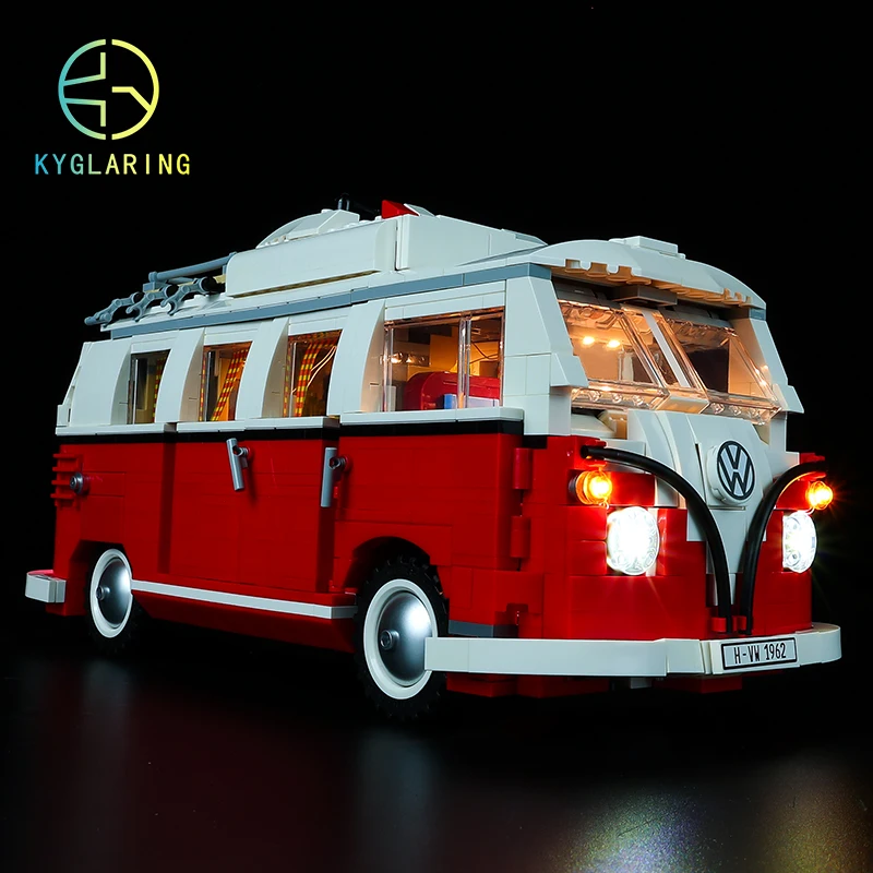 

Kyglaring Led Lighting Set DIY Toys For Creator Expert 10220 T1 Camper Van Building Blocks (Not Included Building Blocks)