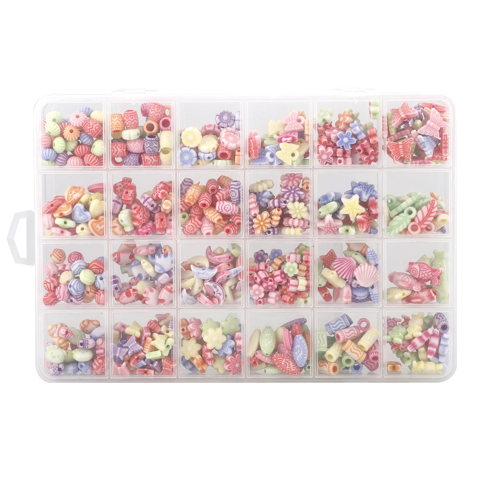 

Hair Kids Snap Beads Set DIY Jewellery Bracelet Necklaces Toy Pendant Girls Boys Gift Elastic Multicolor Craft Band
