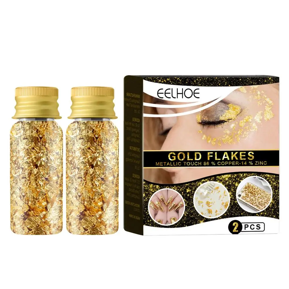 

Gold Leaf Gilding Flakes Gold Foil Flakes For Resin Resin Decoration Accessories For Nails Resin Photo Frames Jewelry Making Int