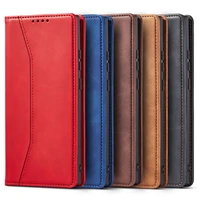 leather flip case for huawei p30 lite p30 pro p40 lite p40 luxury wallet cards stand phone bags cover