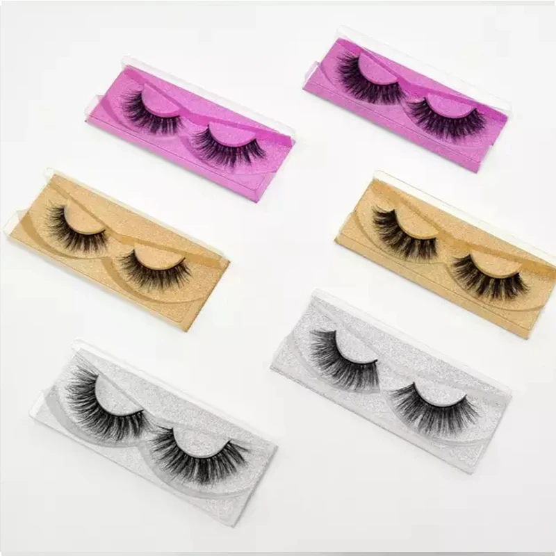 Натуральные накладные Искусственные ресницы длинные макияж комплект 3D норковые