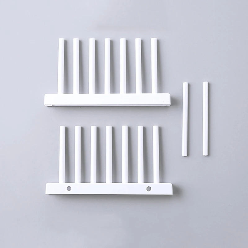 

1PC Plastic Dishes Holder Rack Kitchen Storage Tool White Grey Detachable Dish Shelf Organizer Stand Holders Kitchen Accessory