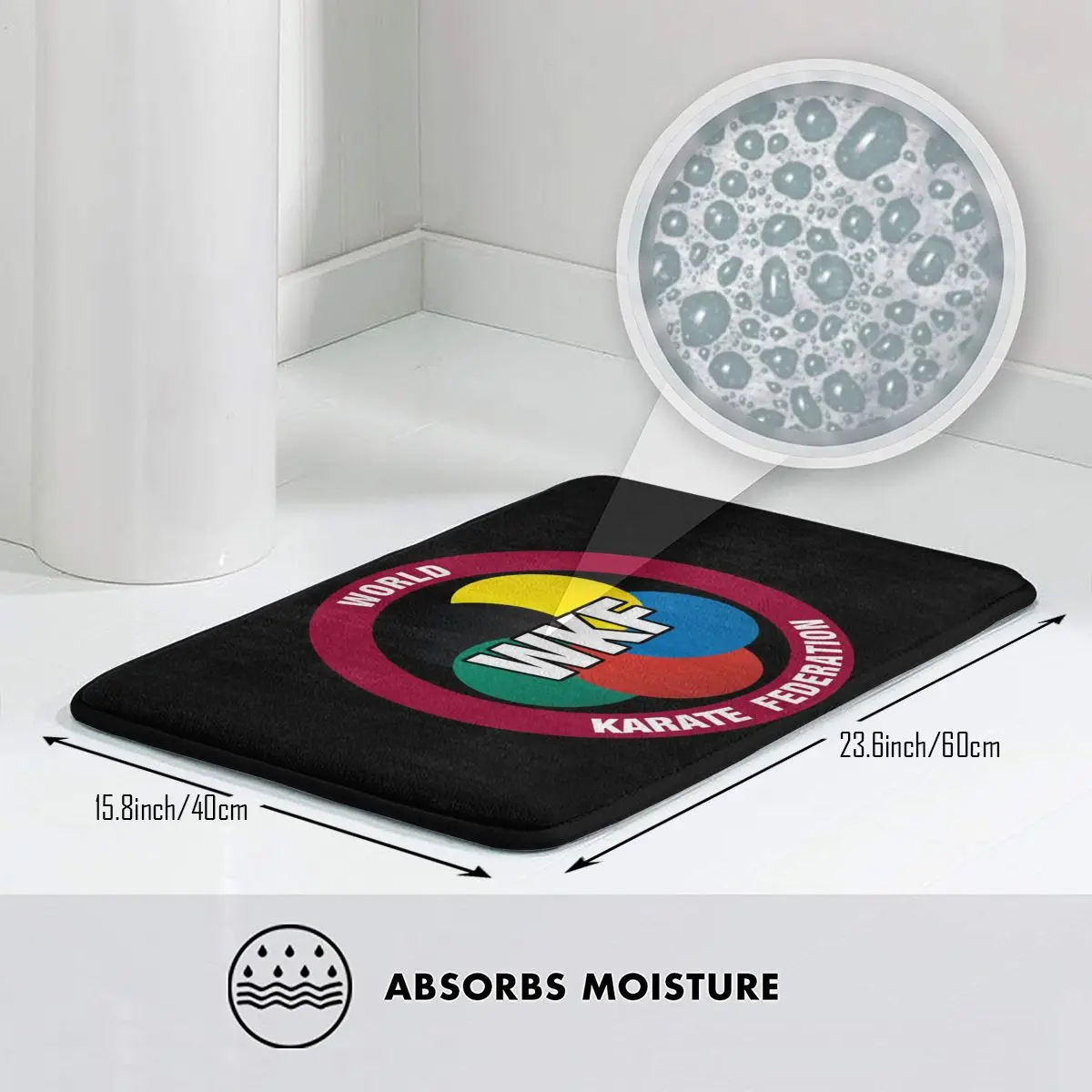 Новинка Wkf Karate логотип Мировой лиги мужской размер S M L Xl 2Xl 3Xl Wom много цветов