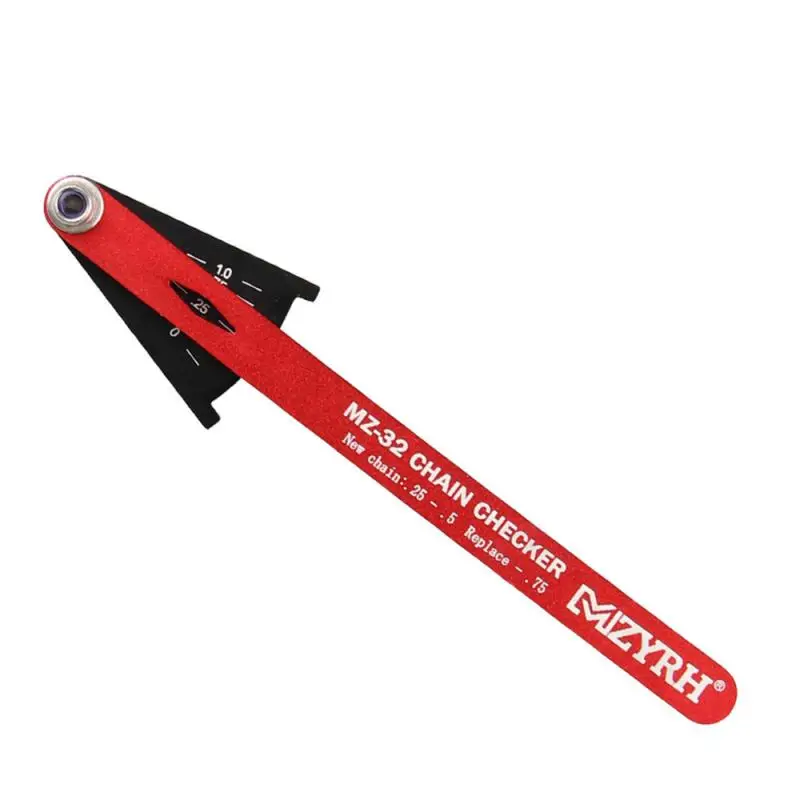

Multicolor Bicycle Chain Wear Checker Indicator Repair Tool Mountain Road Chains Gauge Measurement Ruler Chain Inspection Kit