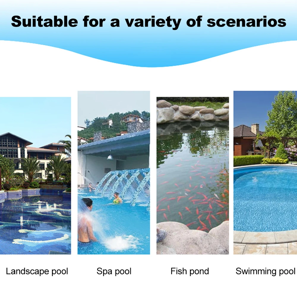 

Swimming Pool Skimmer Net Heavy Duty Leaves Rake Cleaning Tool Fine Mesh Shallow Deep Water Net Bag Catcher