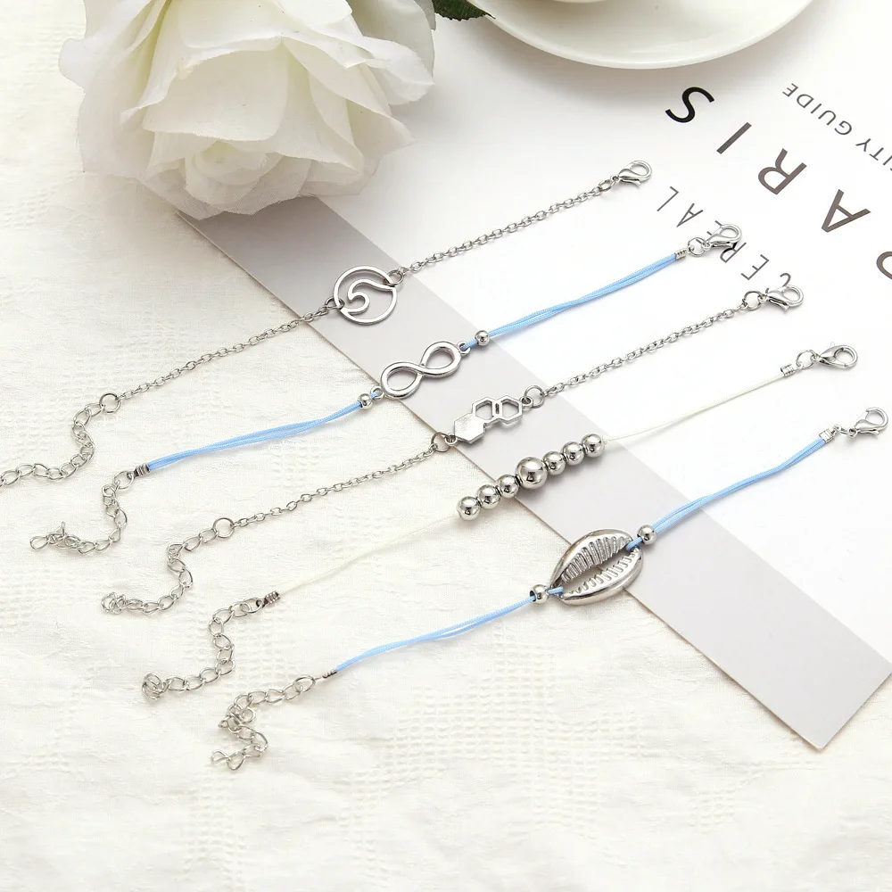 Новые Богемские из камней правильной геометрической формы браслет комплект