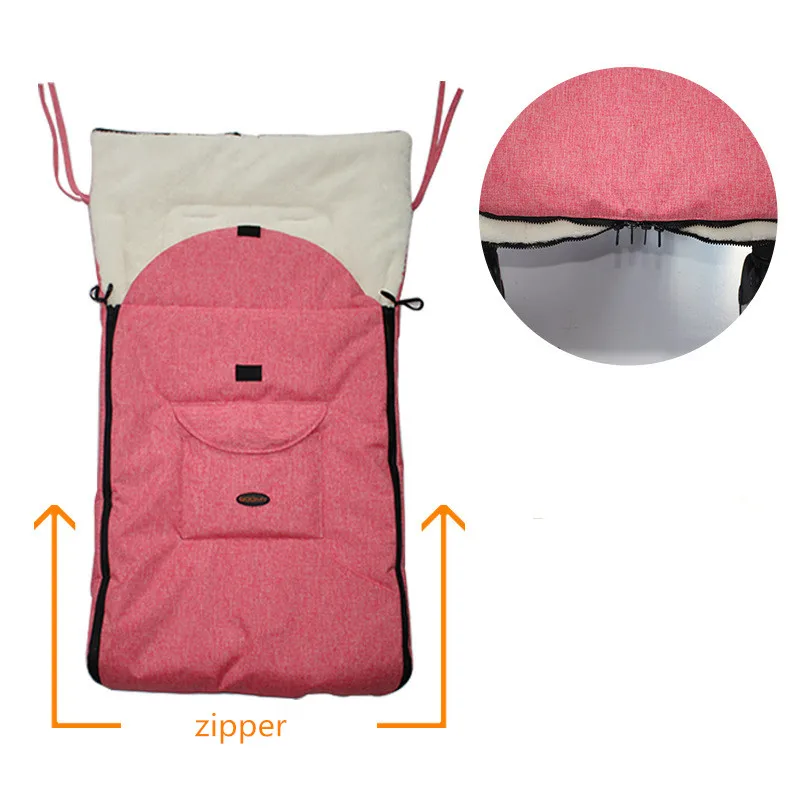 Новая детская коляска спальный мешок осенне зимний ветрозащитный Теплый чехол