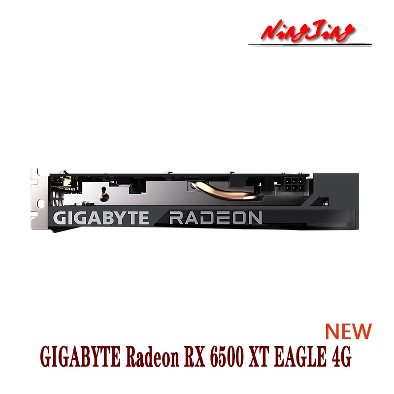 GIGABYTE Radeon RX 6500 XT NEW EAGLE 4G 6500XT 4GB 18000MHz  GDDR6 64-bit  6nm Support AMD Intel Desktop CPU