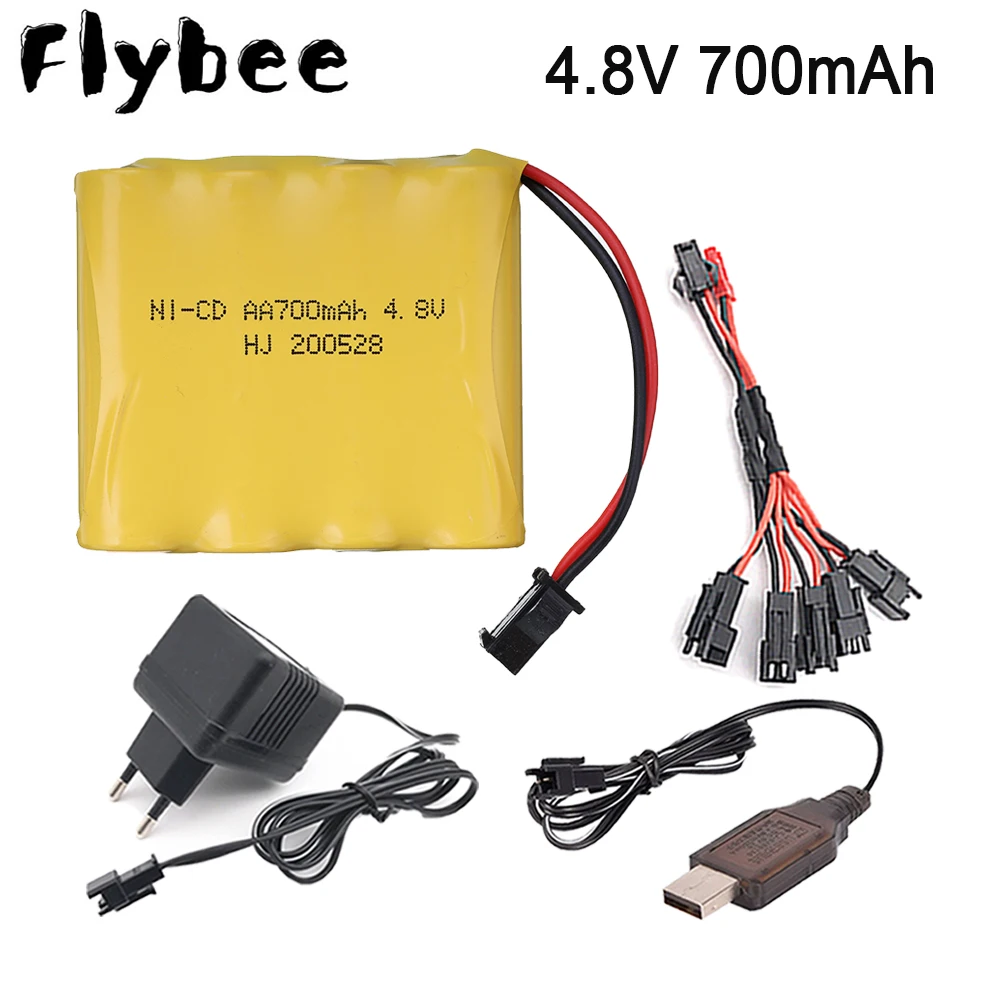 аккумулятор nicd aa 48 мач 700 в и заряд