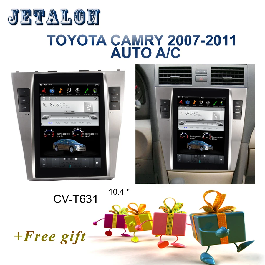 PX6 Smart 10 4 &quotIPS экран Tesla навигация для TOYOTA CAMRY AT 2007 Android автомобильный Радио плеер GPS