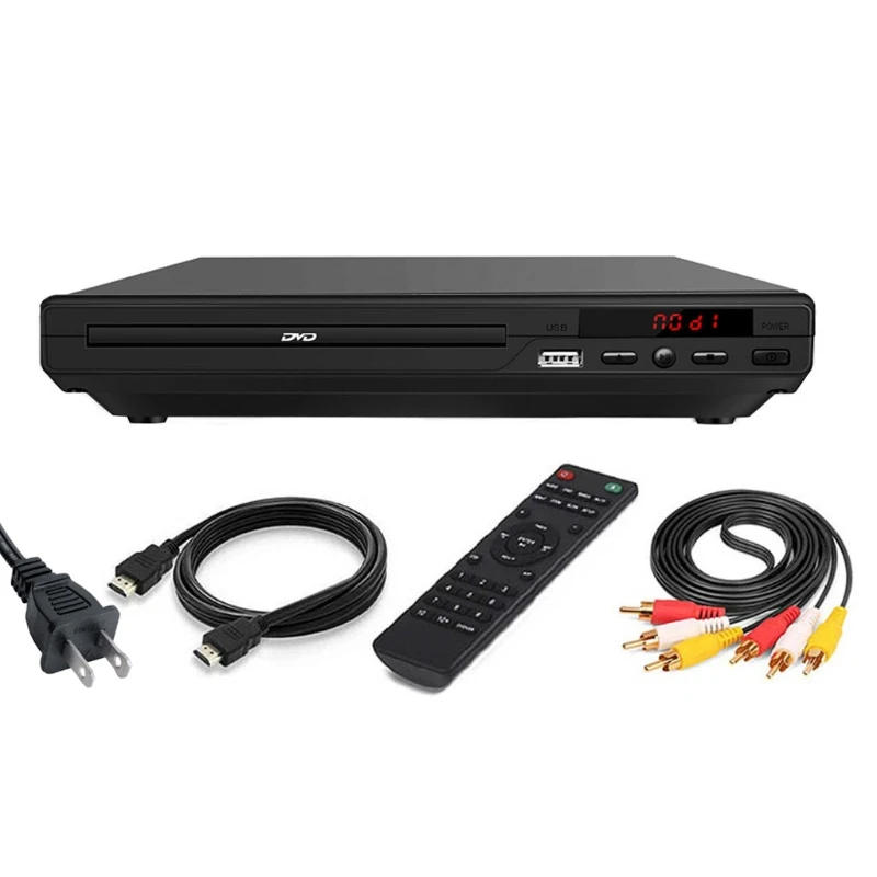 

DVD Player Upscaling 1080p H DMI USB Direct Recording and Playback Dolby Digital with Remote Free H DMI Cable