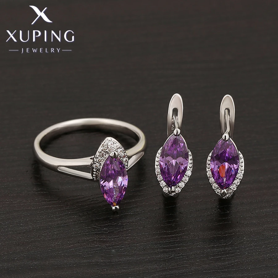 Xuping, Летняя распродажа, модные кольца и серьги в комплекте по акции дляженщин ZBS680