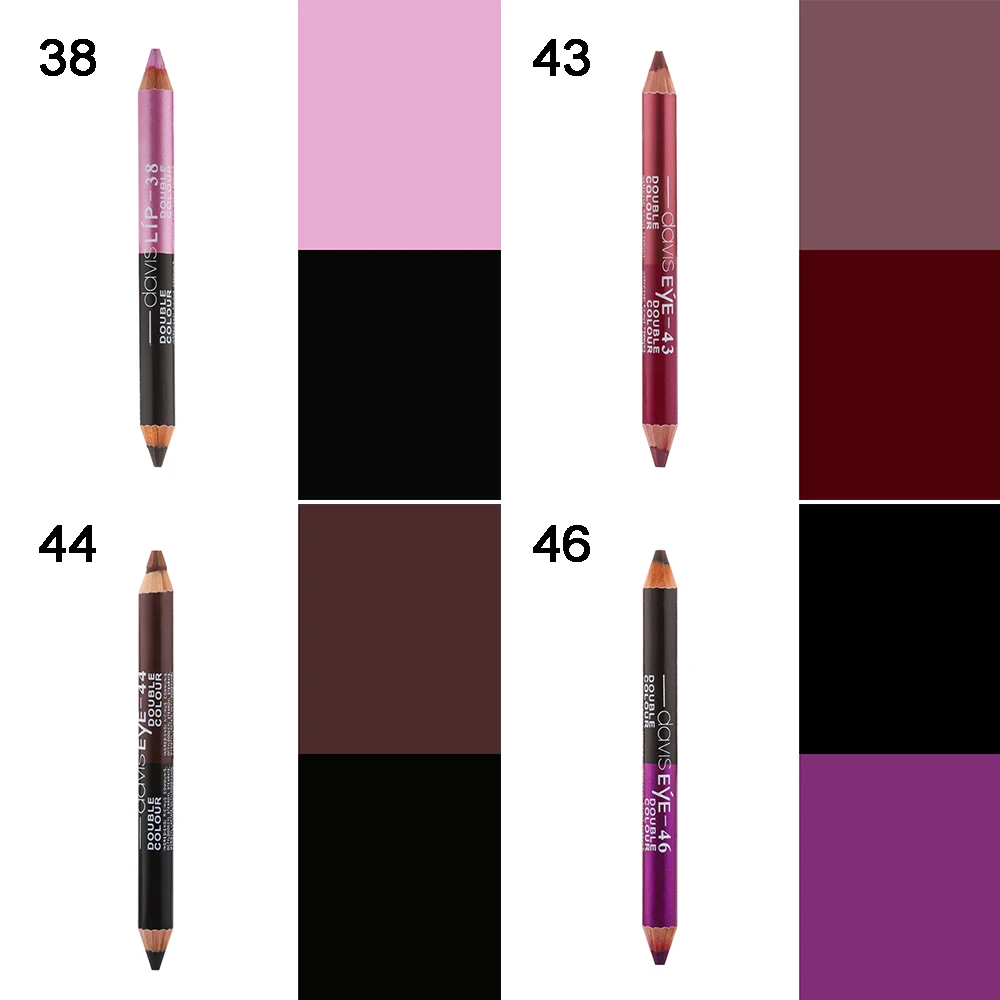 

1PC Double Color Waterproof Glitter Eyeliner Pencil Colourful Long Lasting Eyeshadow Pen Eye Cosmetics Women Makeup Tools
