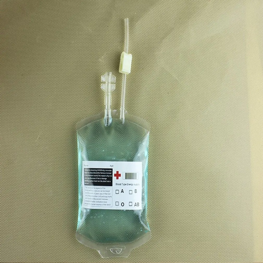 

DIY Blood Bag Reusable Blood Energy Drink Bag Concentrated Juice Energy Pack Halloween Props Vampire Cosplay DIY Blut Tasche