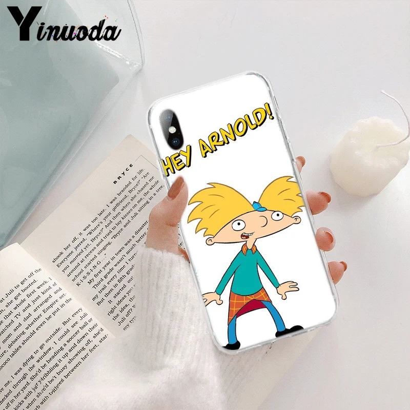 A16 Yinuoda Hey Arnold TPU Мягкий силиконовый прозрачный чехол для телефона iPhone 8 7 6 6S Plus X XS MAX 5 5S SE XR 11 pro max - Цвет: A16
