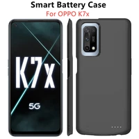 ntspace external battery charger cases for oppo k7x 5g backup battery cover 6800mah portable power bank case power charging case