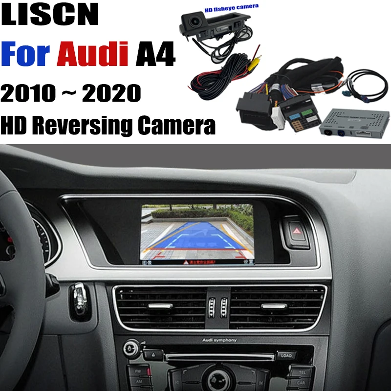 

Reversing Camera For Audi A4 B8 B9 2010 ~ 2020 Backup camera Interface Adapter Original Screen MMI Decoder Kit Rear view Camera