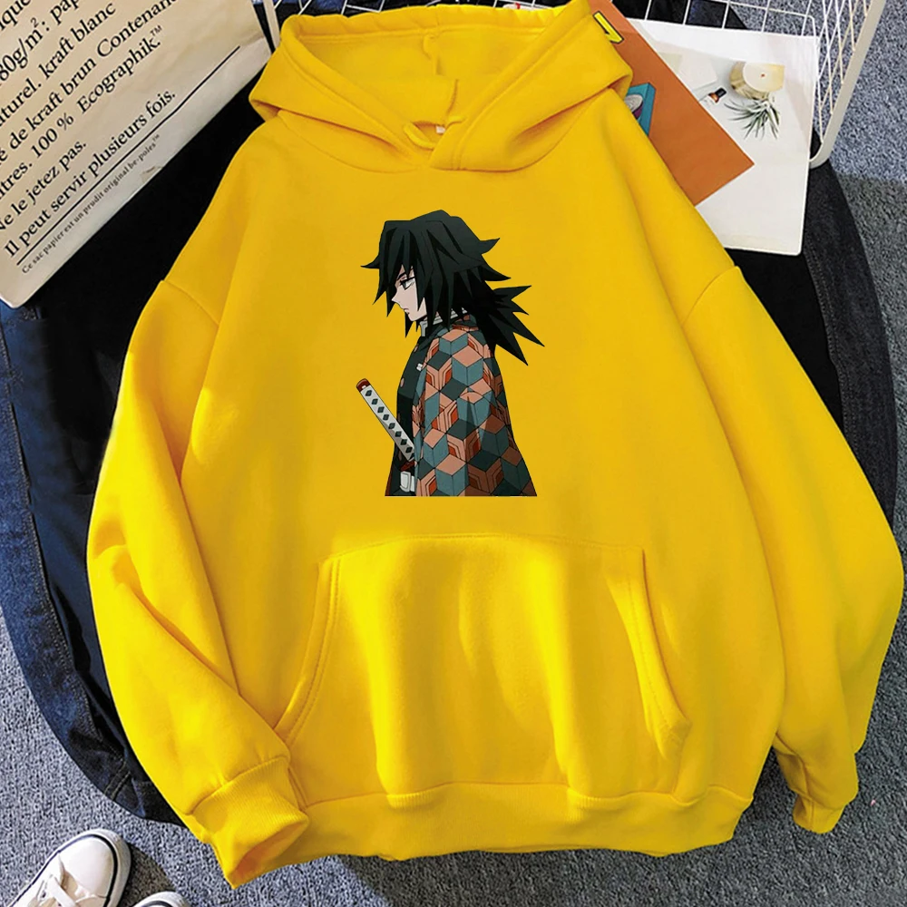 

Demon Slayer Kimetsu No Yaiba Men/women Hoodies Anime Unisex Harajuku Aesthetic 90s Sweatshirt Ulzzang Graphic Casual Hooded Top