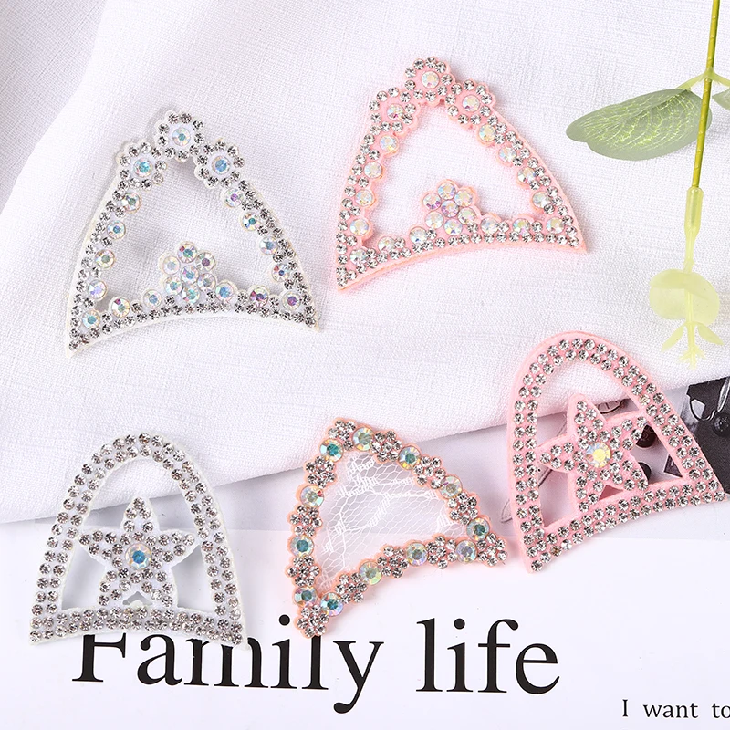 4 шт./лот Стразы прозрачные кошачьи уши блестки зыбучие пески аппликации для