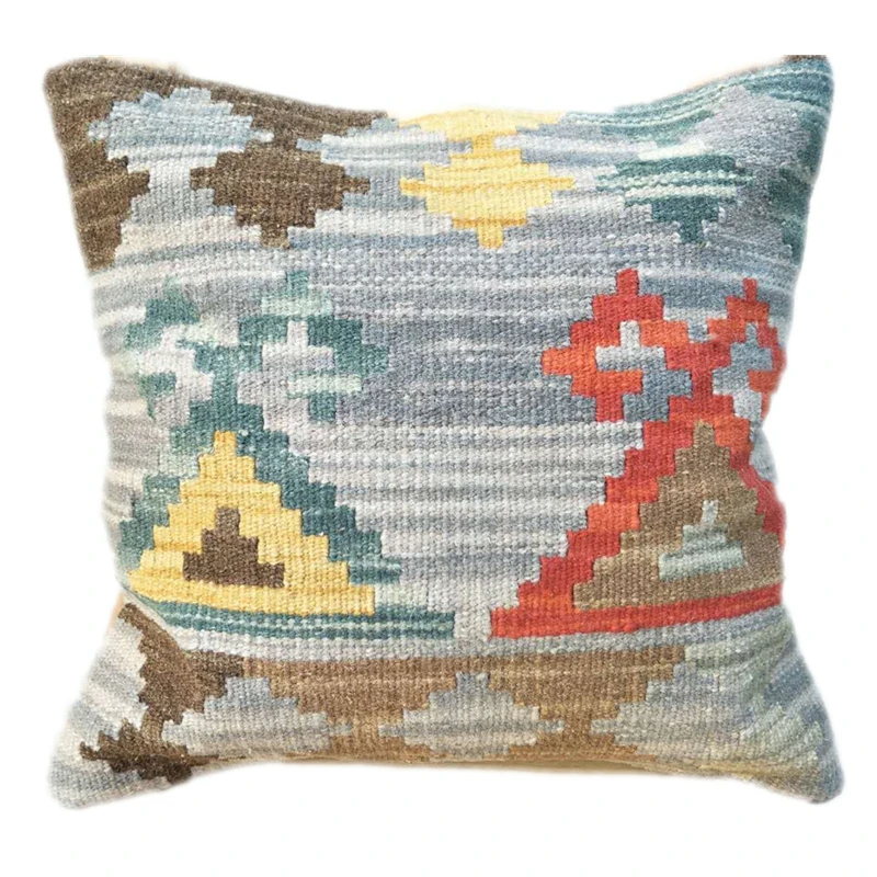 Vision Taste Турция ручная шерстяная плетеная подушка для килима Непрерывная система