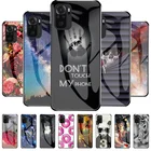 Чехол для Xiaomi Redmi Note 10 Pro Max, Твердый чехол из закаленного стекла