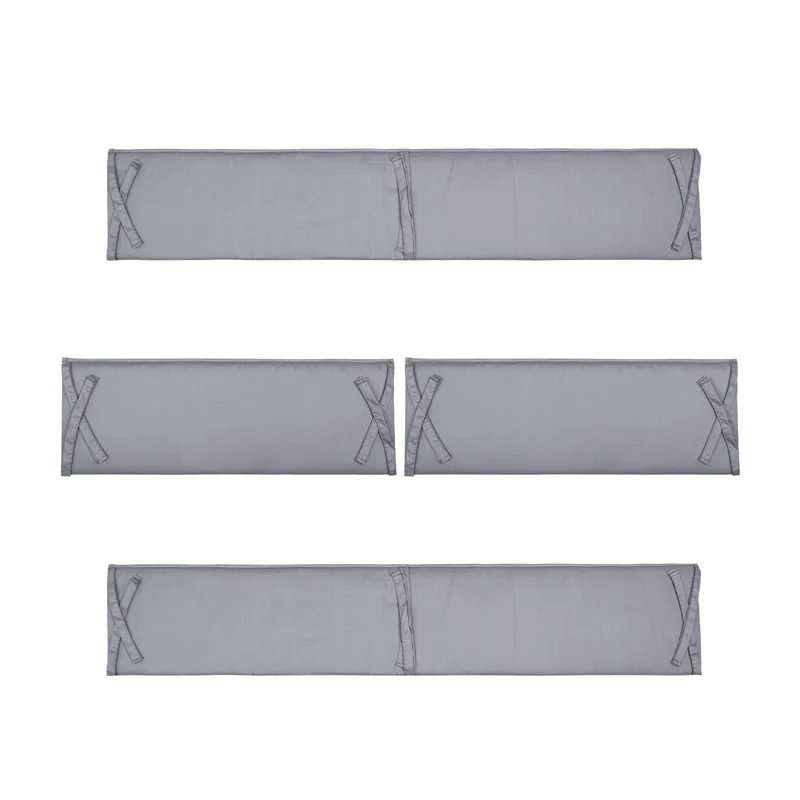 

4Pcs/Set Solid Color Baby Bumper Pillow Cushion Bumper for Infant Bebe Crib Protector Cot Bumper Kids Room Decor Bed Accessories