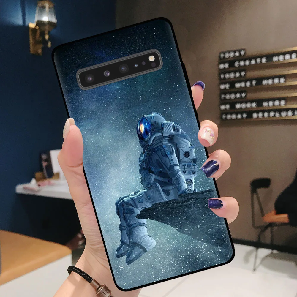 Чехол-накладка для Samsung S8 S9 S10 S20 Plus S7 Edge силиконовый с рисунком | Мобильные