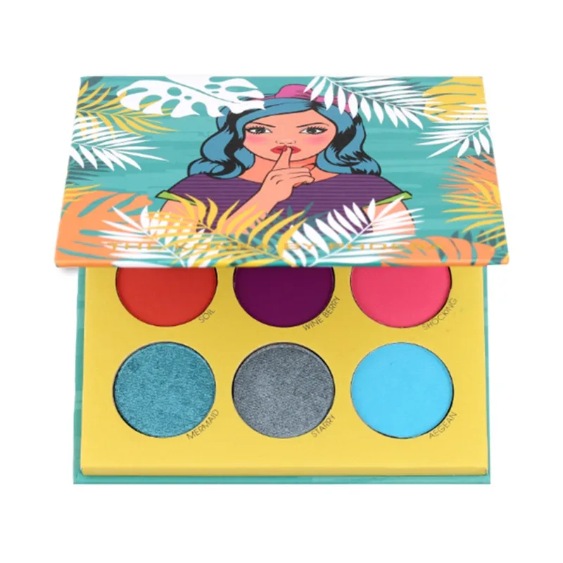 

9 Colors Long-lasting Eye Makeup Easy to Wear Eye Makeup Professional Eye Shadow Pretty And Charming Tray Shiny Eye Shadow