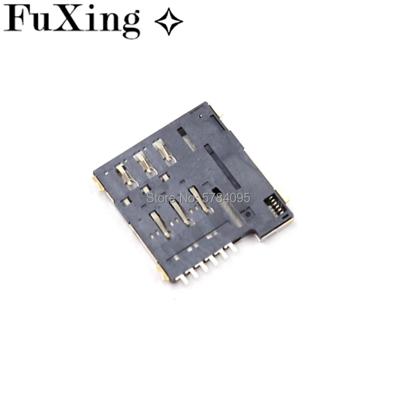 1/5 шт. SIM-6PIN высокое качество 6pin нажимная микро-sim-карта гнездо держатель слот для