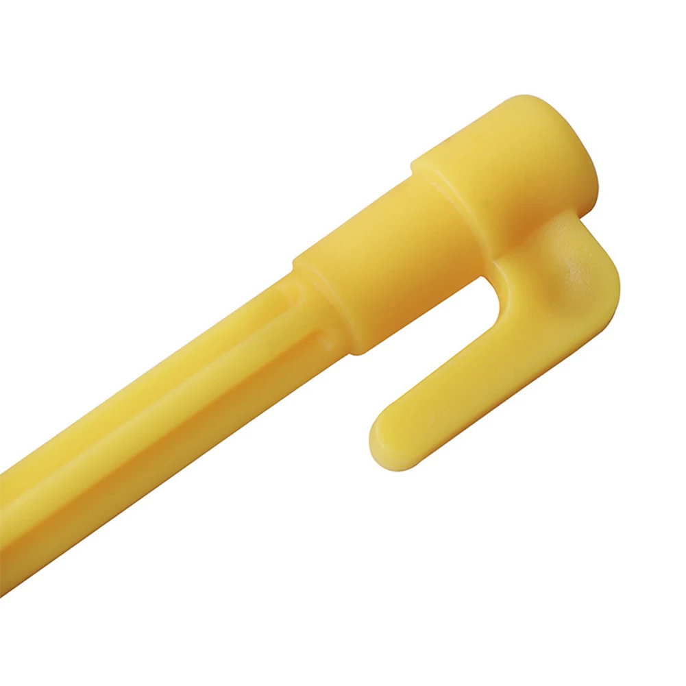 

12pcs Tent Nails Plastic Outdoor Camping Equipment Tent Peg Beach Mat Ground Nail Windproof Fixed Plastic Nails Pile Anchors