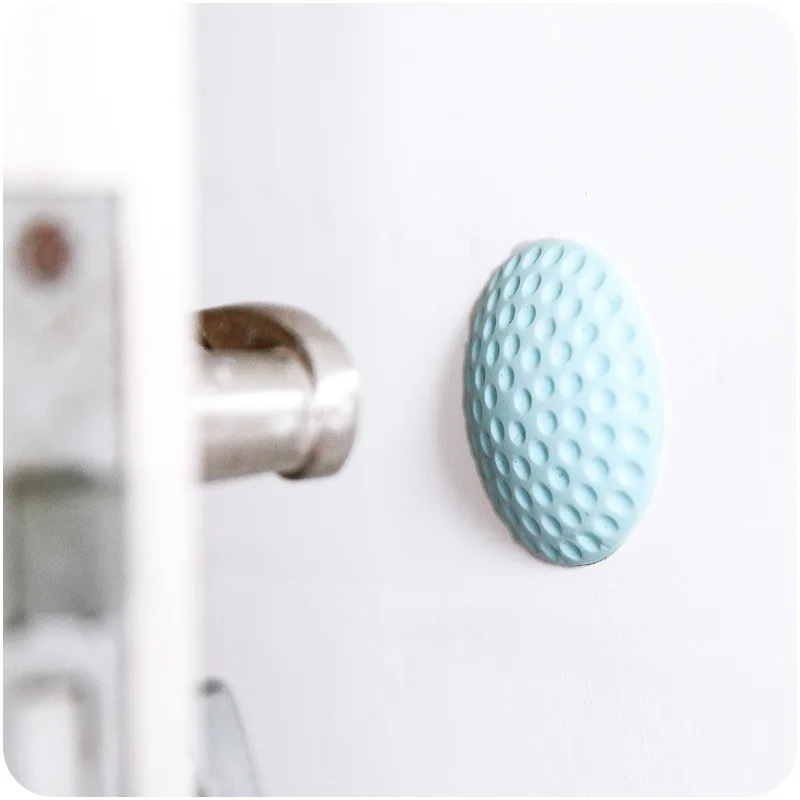 

3PCS Wall Thickening Door Fenders Golf Styling Rubber Fender Handle Door Lock Protective Pad Protection Home Wall Sticker