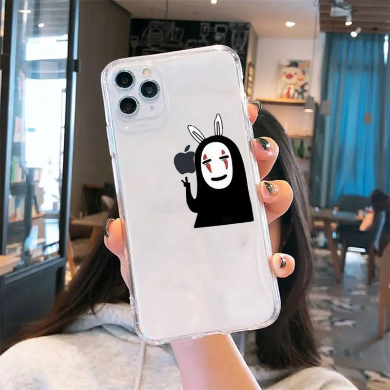 

Totoro Spirited Away Japan cartoon Phone Case Transparent soft For iphone 5 5s 5c se 6 6s 7 8 11 12 plus mini x xs xr pro max