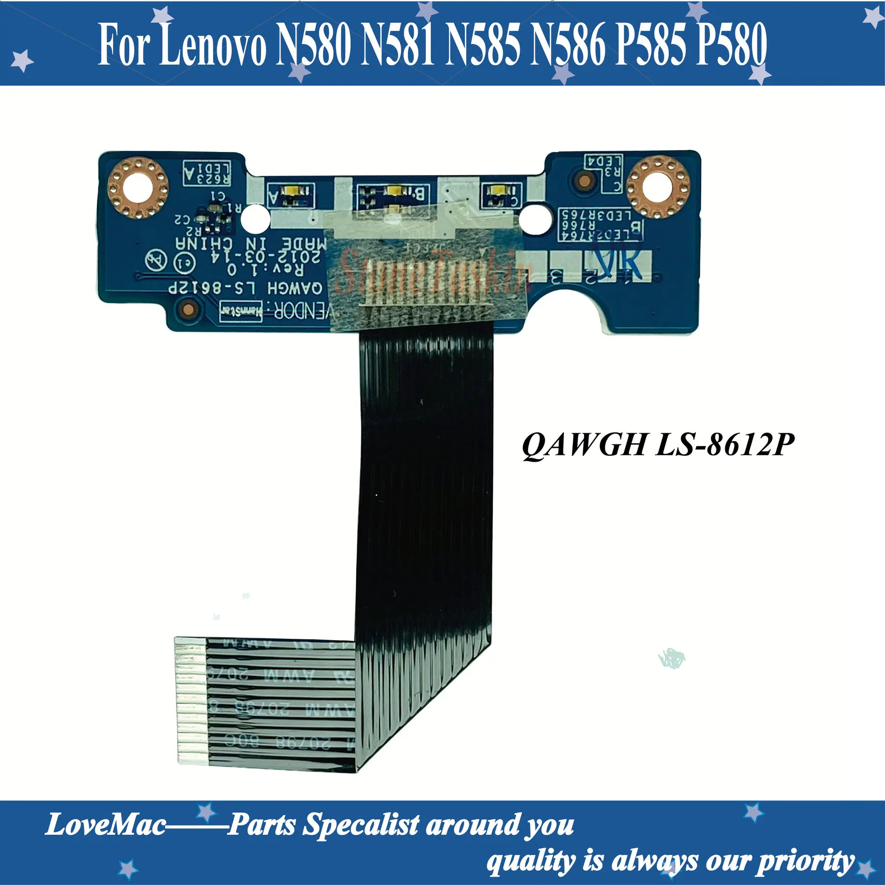 Высокое качество NBX00015400 для Lenovo Ideapad N580 N581 N585 N586 P585 P580 сенсорной мышкой кнопочная