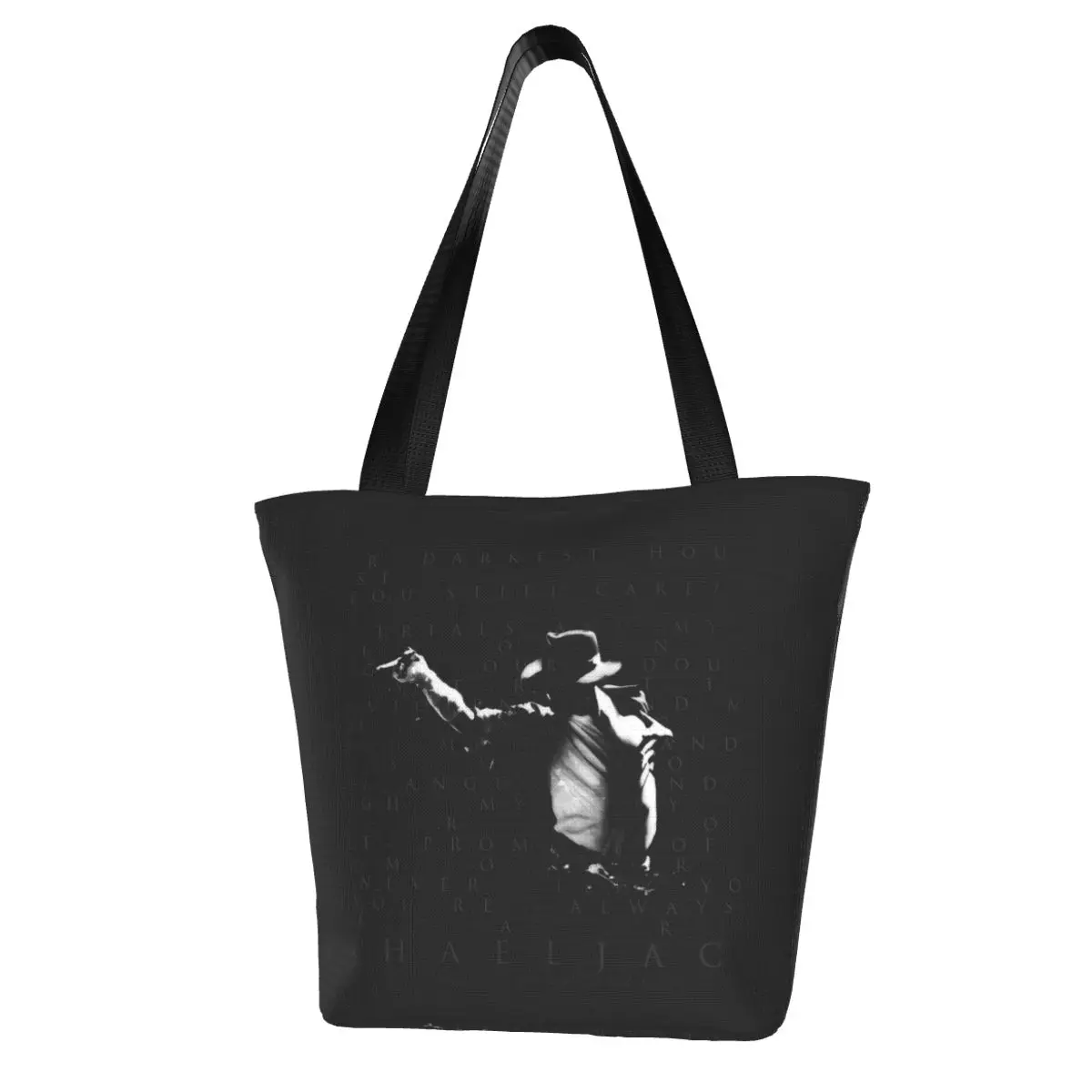 Michael Jacksons Shopping Bag Aesthetic Cloth Outdoor Handbag Female Fashion Bags
