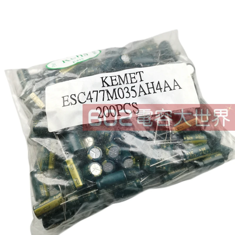 Бесплатная доставка 10 шт./20 шт. электролитический конденсатор KEMET 35 в 470 мкФ 105
