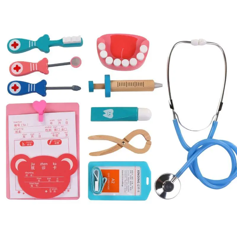 

Kids Pretend Play Kit Doctor Dentist Toys Medical Role Play Games Educational Toy Doctor Playset Birthday Gift for Kids Ages 3-6
