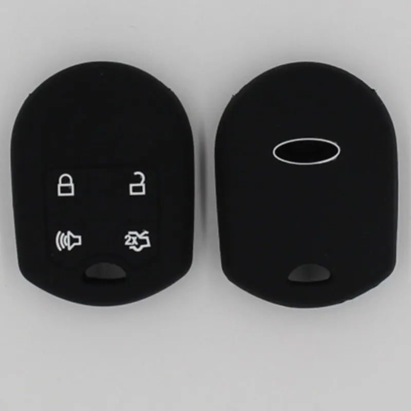 

Cover For Ford F150 Mustang Edge Explorer Focus 4 Button Silicone Protector Key Entry Case Taurus Escape Flex