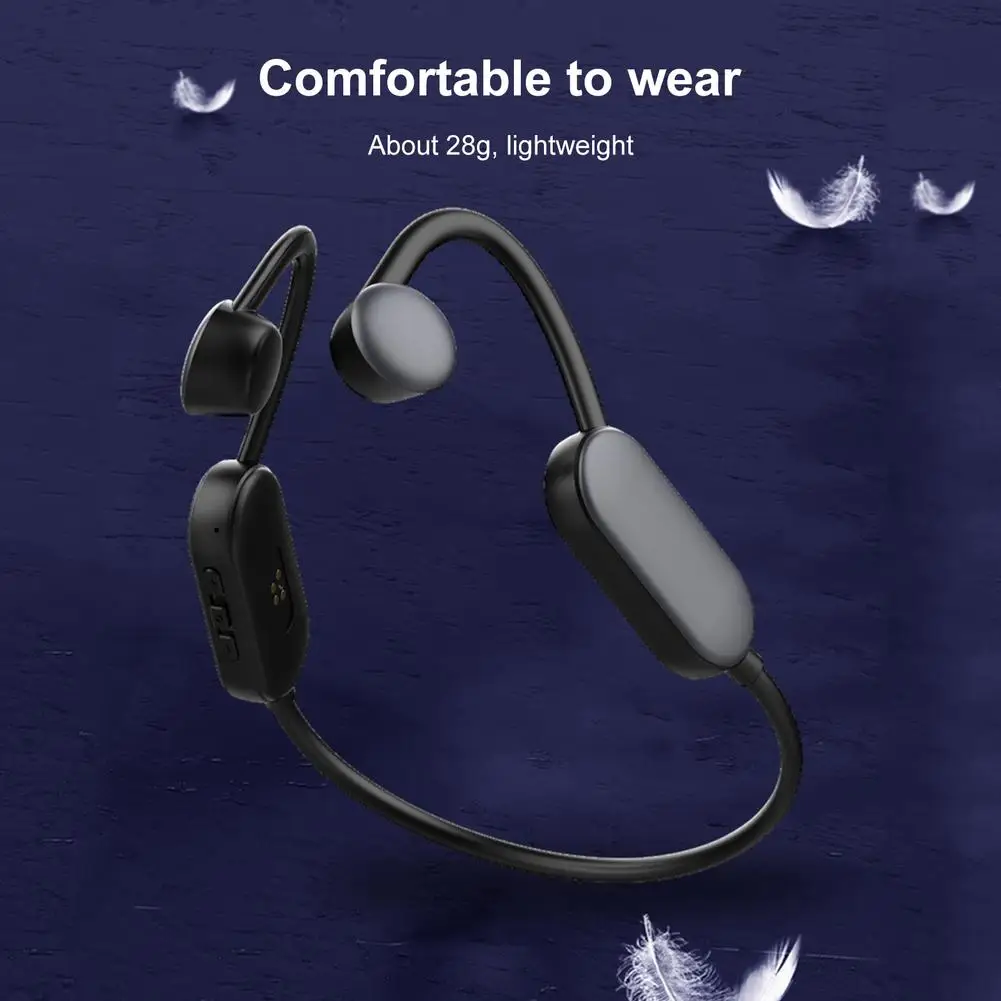NFC Bone Conduction Headphones Bluetooth Wireless Earphone 8GB MP3 Music Player IPX8 Waterproof Earbuds Fitness Sport Headset |