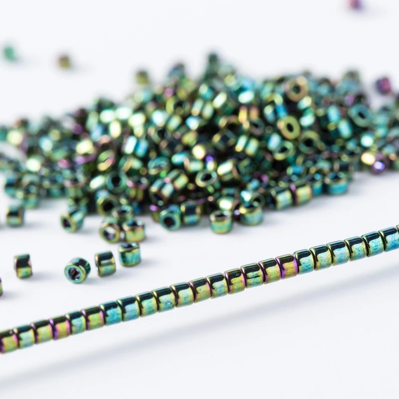 Taidian Miyuki Delica Seed Bead 11/0 для Broderie De Perles Francaises непрозрачный белый DB1-40 1,6x1,3 мм около 1000 штук - Color: miyuki-DB3