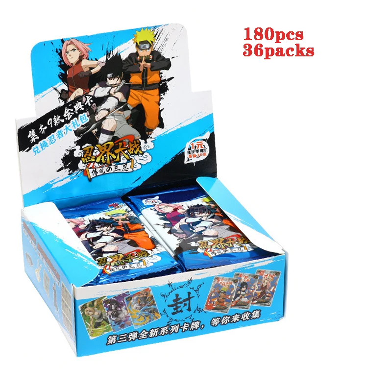 Naipes-Cartas de papel de cartas para ni&ntilde;os, juegos de cartas, perif&eacute;rico de anim&eacute;, colecci&oacute;n de personajes, regalo para chico-3