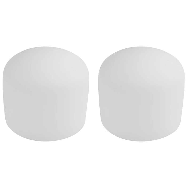 

2 Pcs 8 Inch 432Hz Singing Bowl Note Chakra Frosted Quartz Crystal Meditation with Rubber Ring, G Throat & A Third-Eye