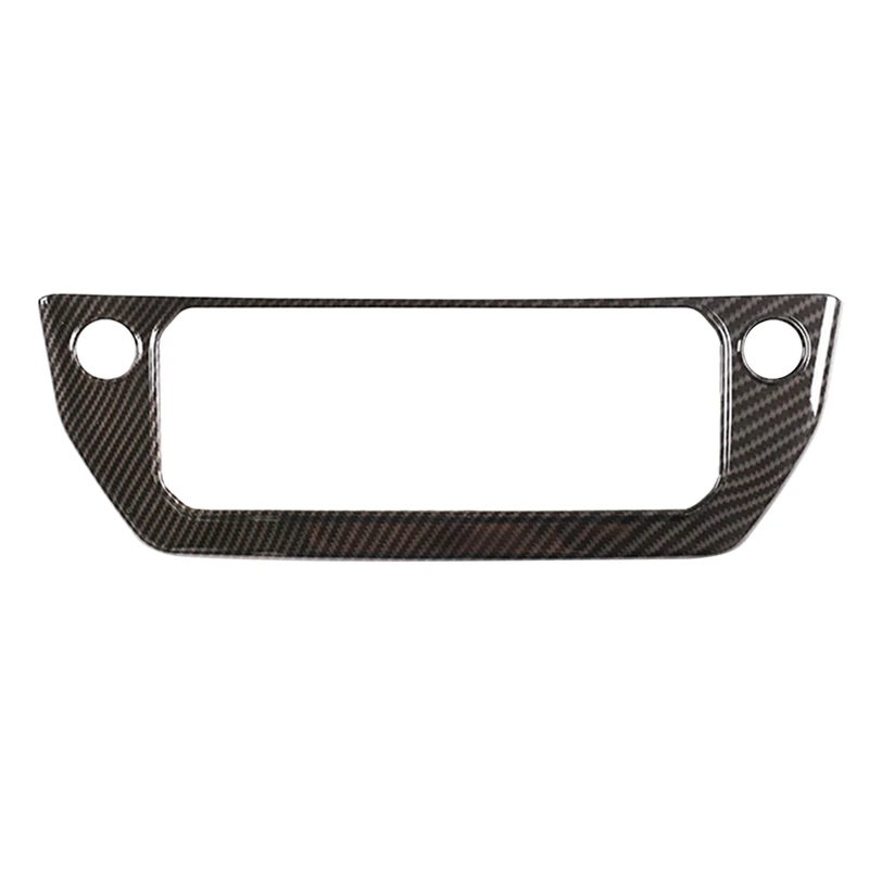 

Car Carbon Fiber Center Console Air Condition Mode Button Cover Trim for Land Rover Defender 110 2020
