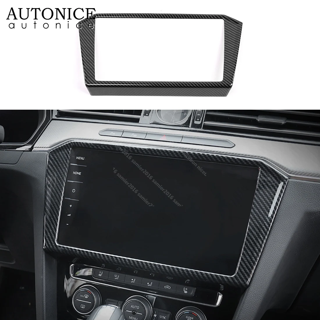 Цветная консоль из углеродного волокна вентиляционное отверстие приборной