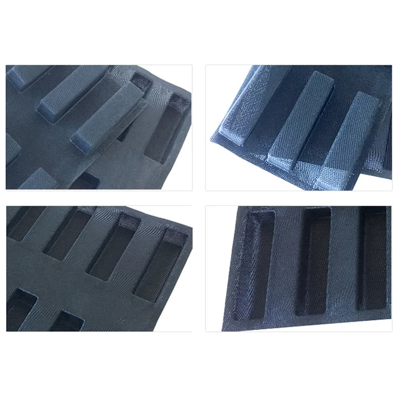 Квадратная форма для выпечки хлеба 16 ячеек с антипригарным стекловолокном | Дом и