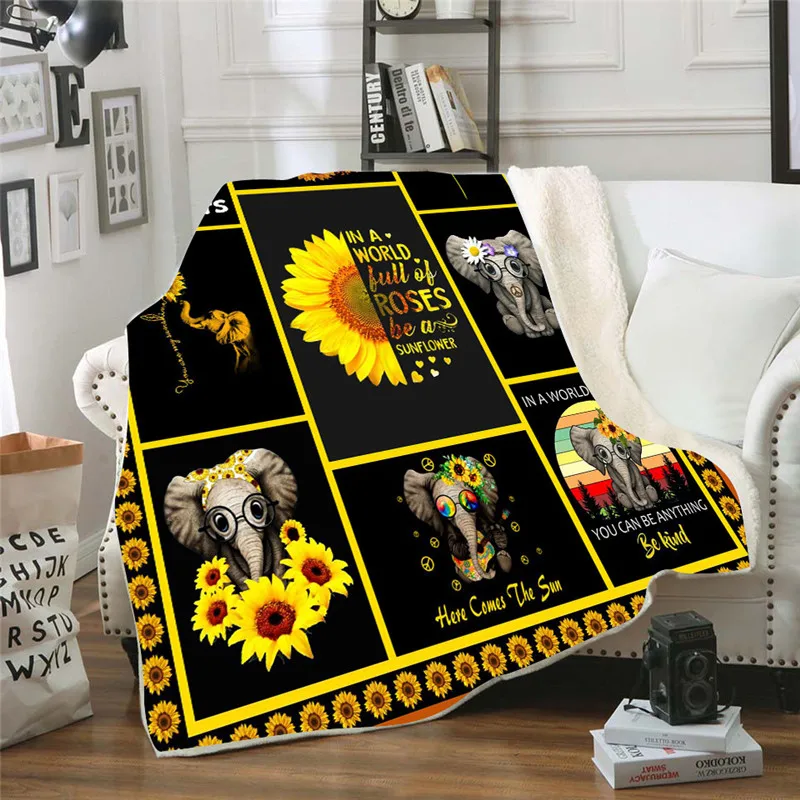

Fashionable 3D printing battery with thick Sherpa turf blanket for picnic