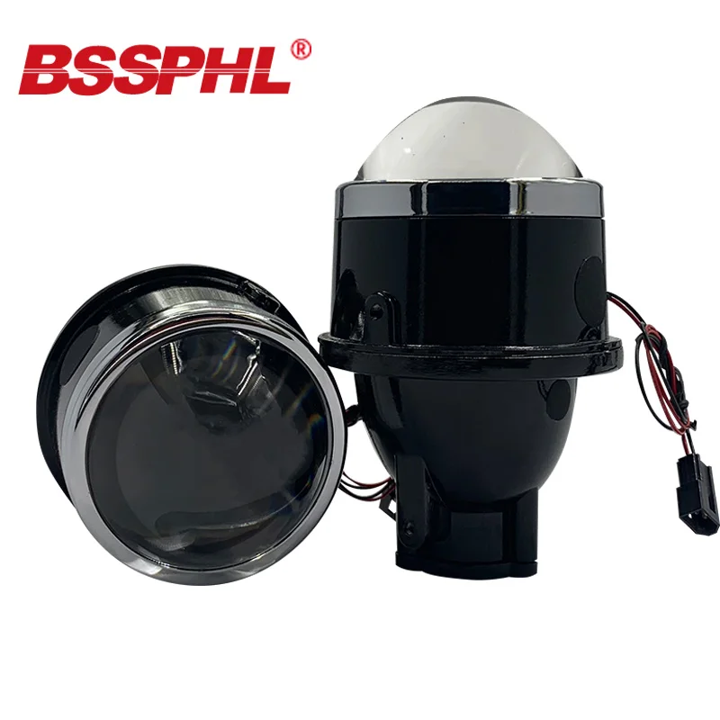 BSSPHL 3,0 дюймов Биксеноновая HID автомобильный Автомобильный Стайлинг противотуманная фара объектив проектора Hi/Lo луч универсальная противотуманная фара автомобиль модифицированный H11 HID лампы
