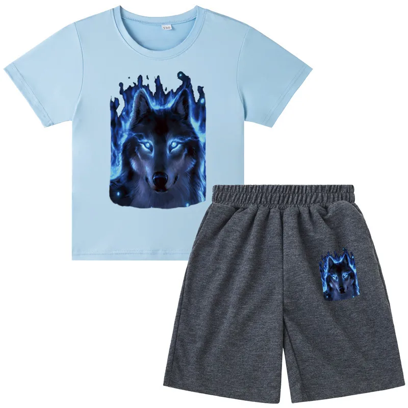 

2Pcs children Girls Clothes Set Newborn Kids Clothing Childern Clothes Wolf Girls Clothes Boys Outfits Kids New Born Clothes